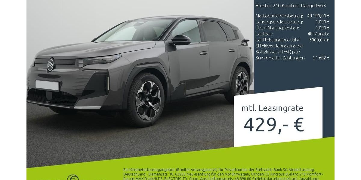 Citroen C5 Aircross 11.000 km 43.390 &euro; Münster - Amelsbüren 48163