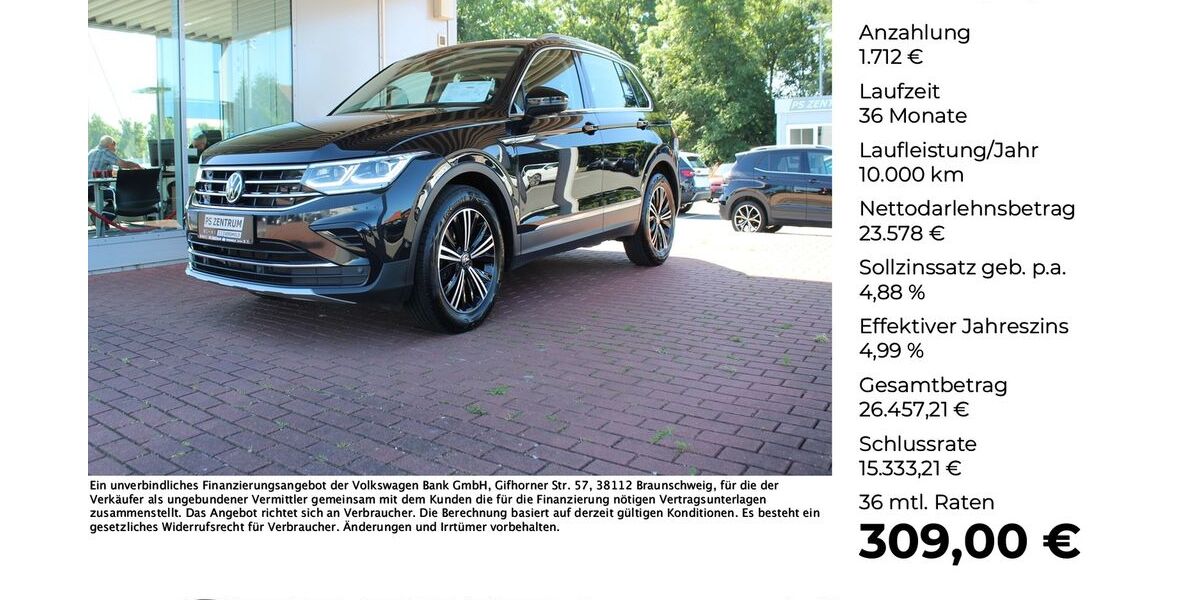VW Tiguan 95.795 km 25.290 &euro; Lengerich 49525
