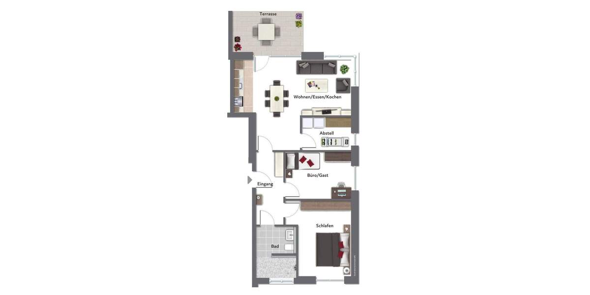 Etagenwohnung Münster Mauritz - 3 Zimmer, 85 m&sup2;, 624.000&euro; | Angebot:25736102