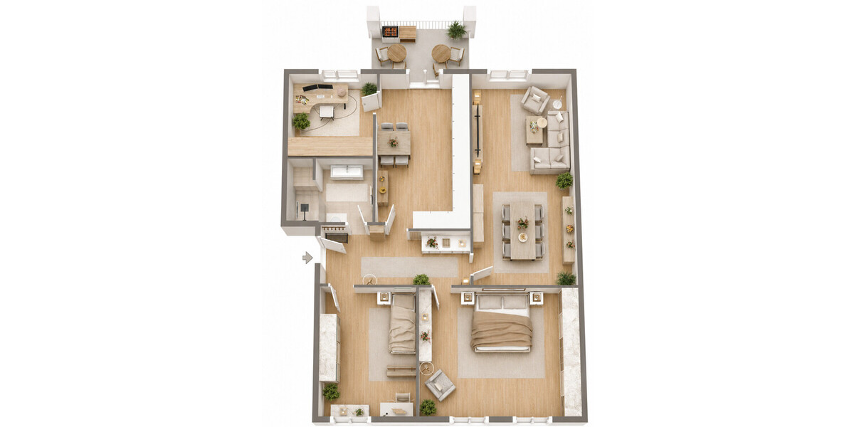 Erstklassiges Wohnen mit Raumhöhe, Stil und zeitloser Eleganz im Herzen des Erphoviertels! - Etagenwohnung Münster Mitte-Nordost | Angebot:26994838