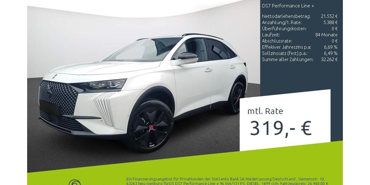 DS Automobiles DS7 (Crossback) 52.986 km 26.940 &euro; Dülmen 48249