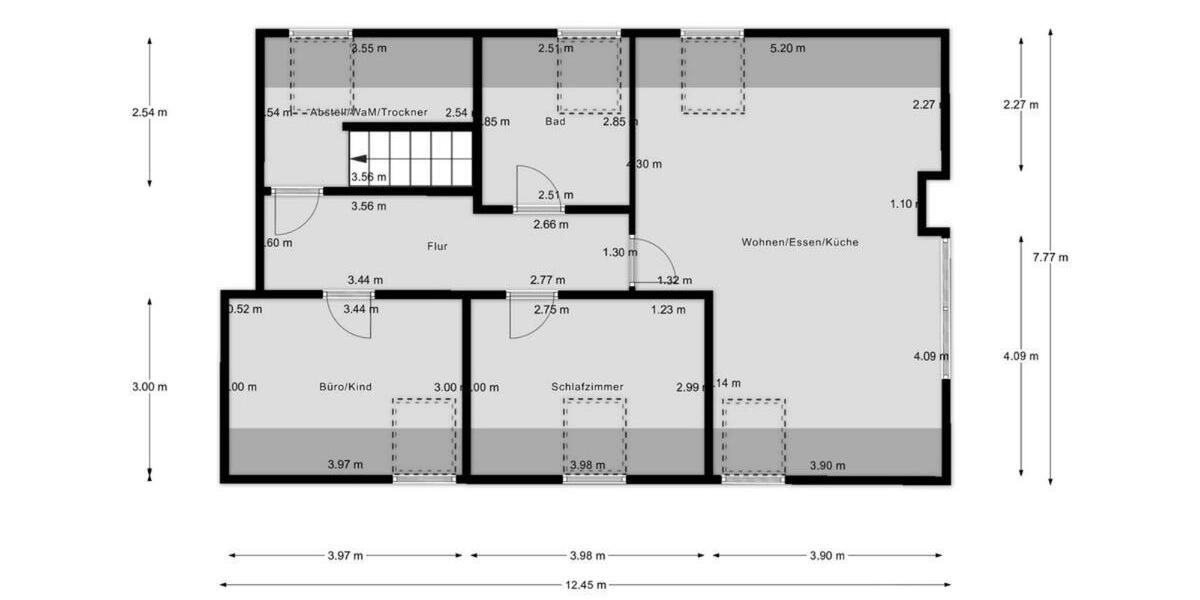 Dachgeschoßwohnung Dülmen - 3 Zimmer, 67 m&sup2;, 779&euro; | Angebot:25930778