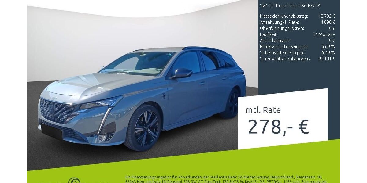 Peugeot 308 26.191 km 22.930 &euro; Dülmen 48249