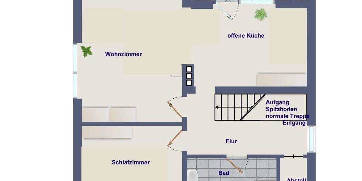 Etagenwohnung Münster Amelsbüren - 6 Zimmer, 124 m&sup2;, 470.000&euro; | Angebot:25797485