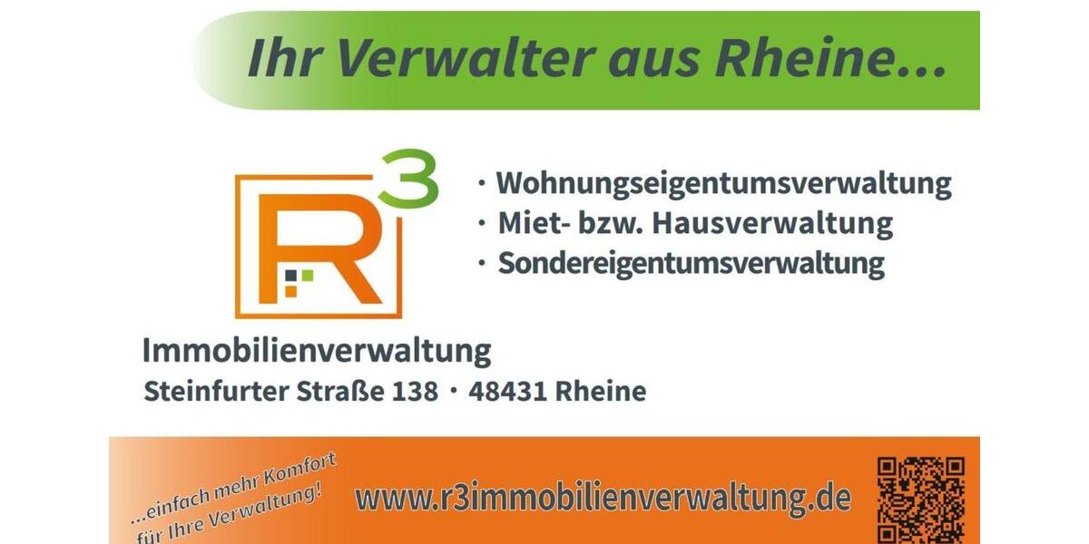 Etagenwohnung Steinfurt - 1 Zimmer, 40 m&sup2;, 375&euro; | Angebot:25387520