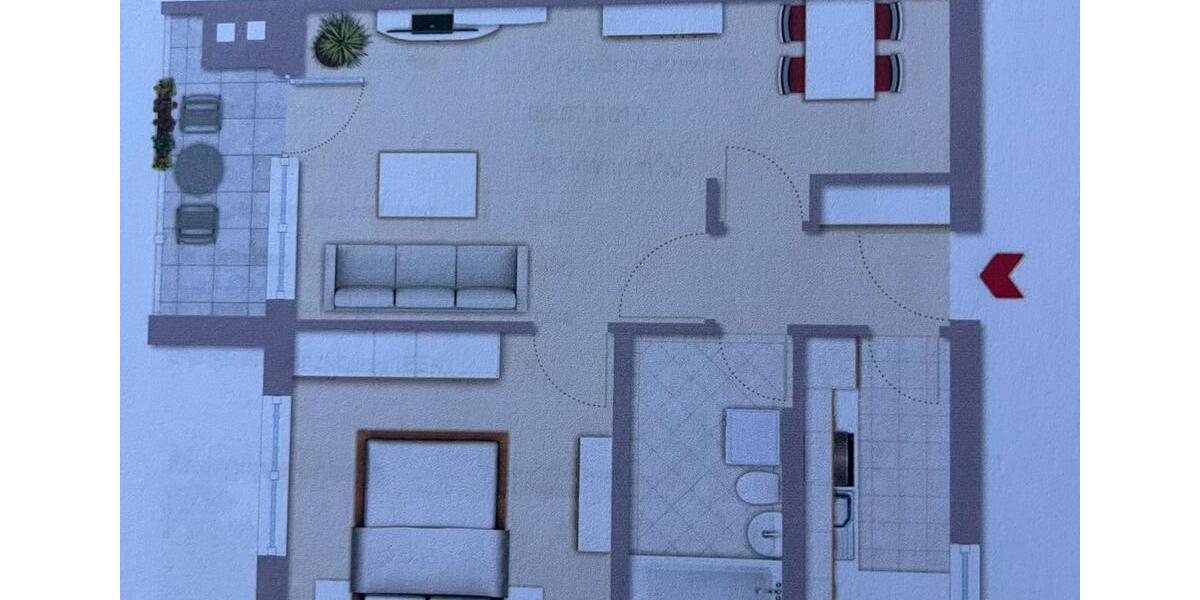 Erdgeschoßwohnung Münster Erphoviertel - 2 Zimmer, 54 m&sup2;, 275.000&euro; | Angebot:25308284