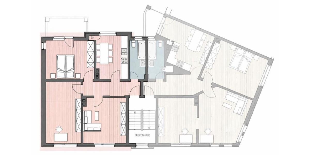 Etagenwohnung Münster Gievenbeck - 3 Zimmer, 81 m&sup2;, 675&euro; | Angebot:25820655