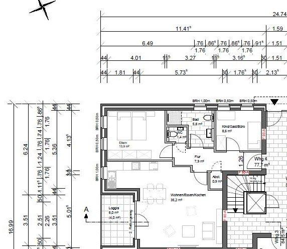 Erdgeschoßwohnung Münster Münster-Südost - 3 Zimmer, 78 m&sup2;, 1.092&euro; | Angebot:26585305