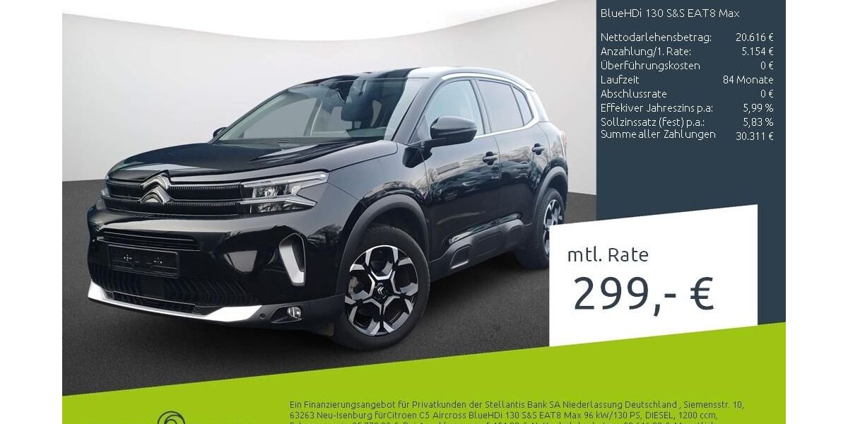 Citroen C5 Aircross 38.173 km 25.460 &euro; Dülmen 48249