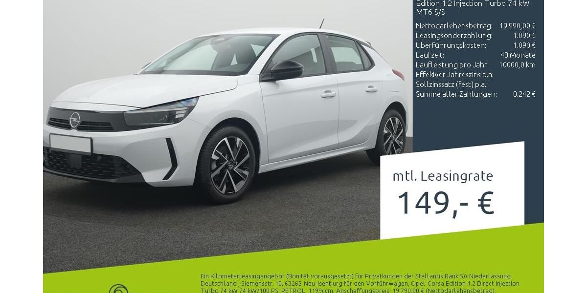 Opel Corsa 1.500 km 20.290 &euro; Dülmen 48249