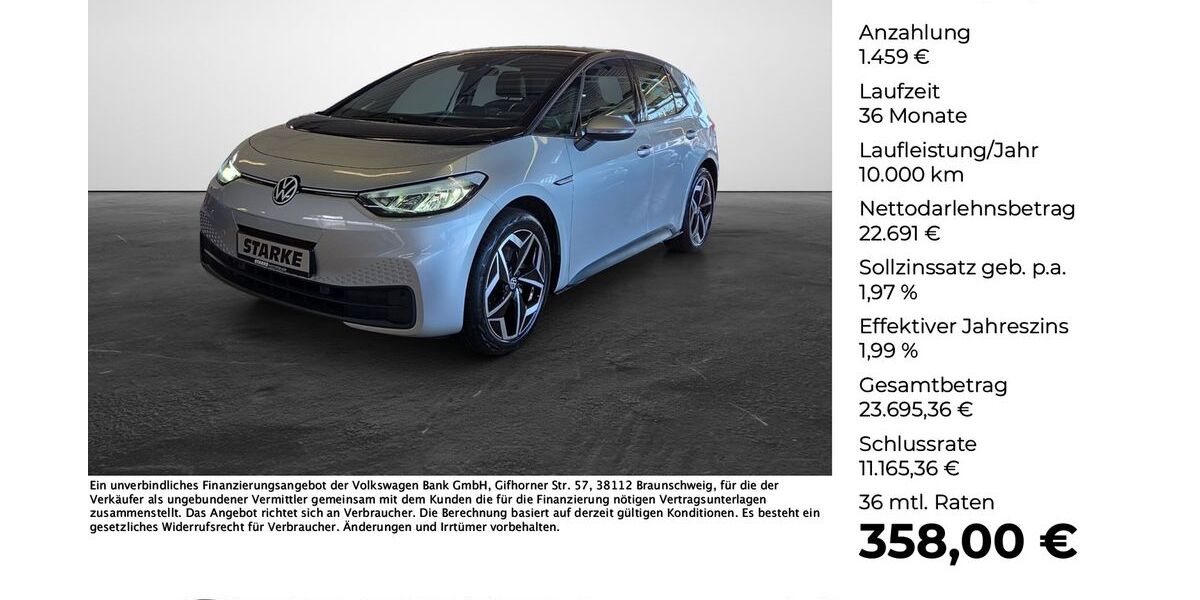 VW ID.3 55.748 km 23.850 &euro; Lengerich 49525