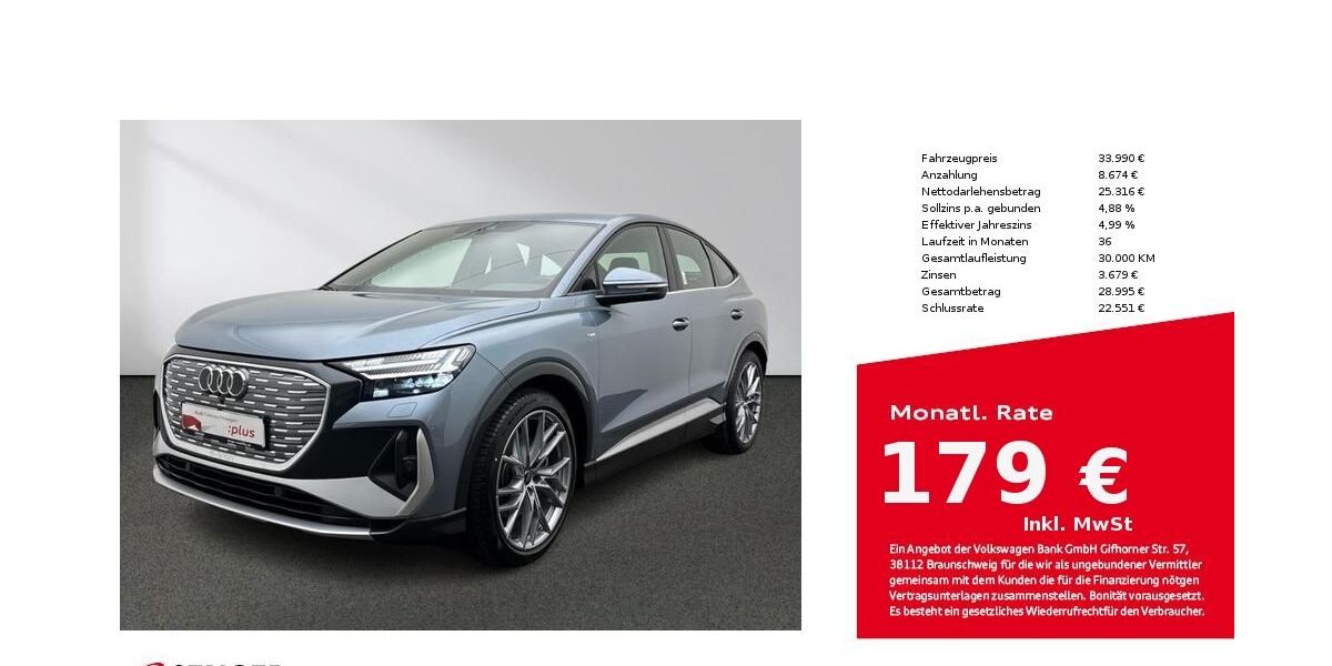 Audi Q4 e-tron 43.904 km 32.880 &euro; Münster 48153