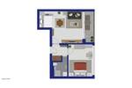 Etagenwohnung Münster Roxel - 2 Zimmer, 52 m&sup2;, 229.000&euro; | Angebot:26544598