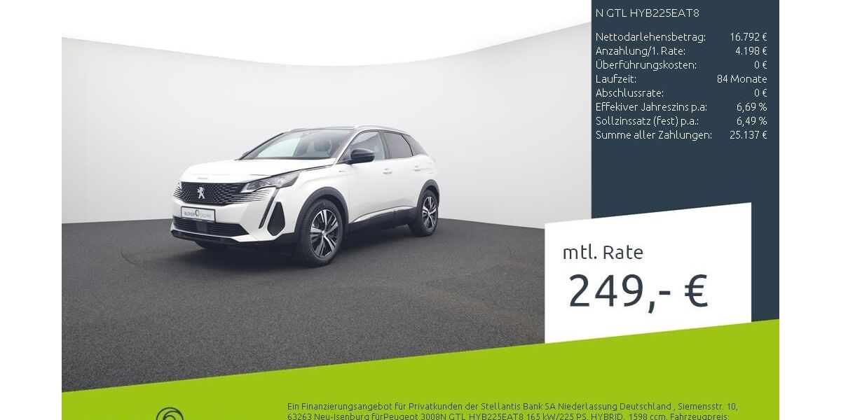Peugeot 3008 14.588 km 20.449 &euro; Dülmen 48249