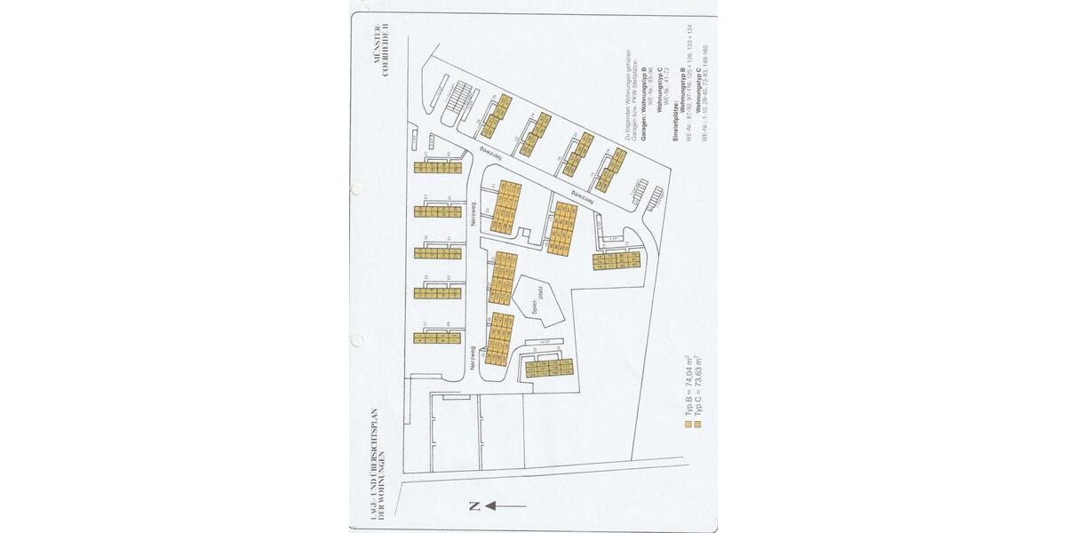 Etagenwohnung Münster Münster-Ost - 3 Zimmer, 74 m&sup2;, 148.000&euro; | Angebot:26598488