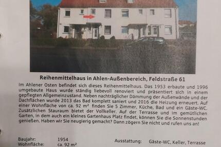 Haus Ahlen Dolberg - 5 Zimmer, 95 m&sup2;, 350.000&euro; | Angebot:26605008