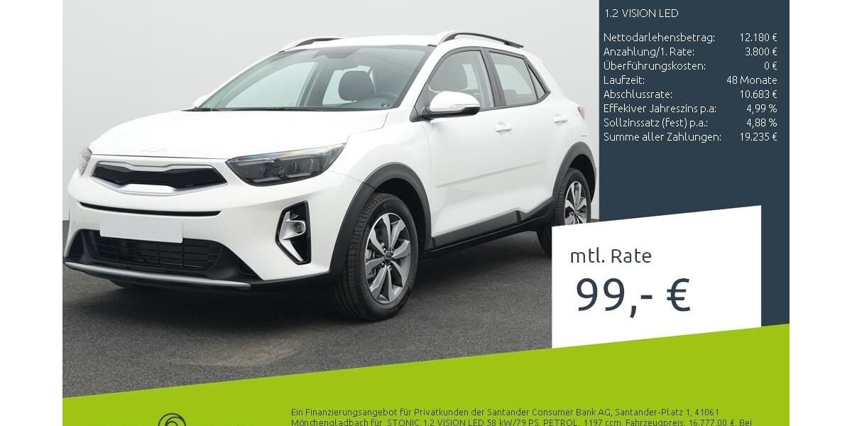 Kia Stonic 16.580 km 15.980 &euro; Münster - Amelsbüren 48163