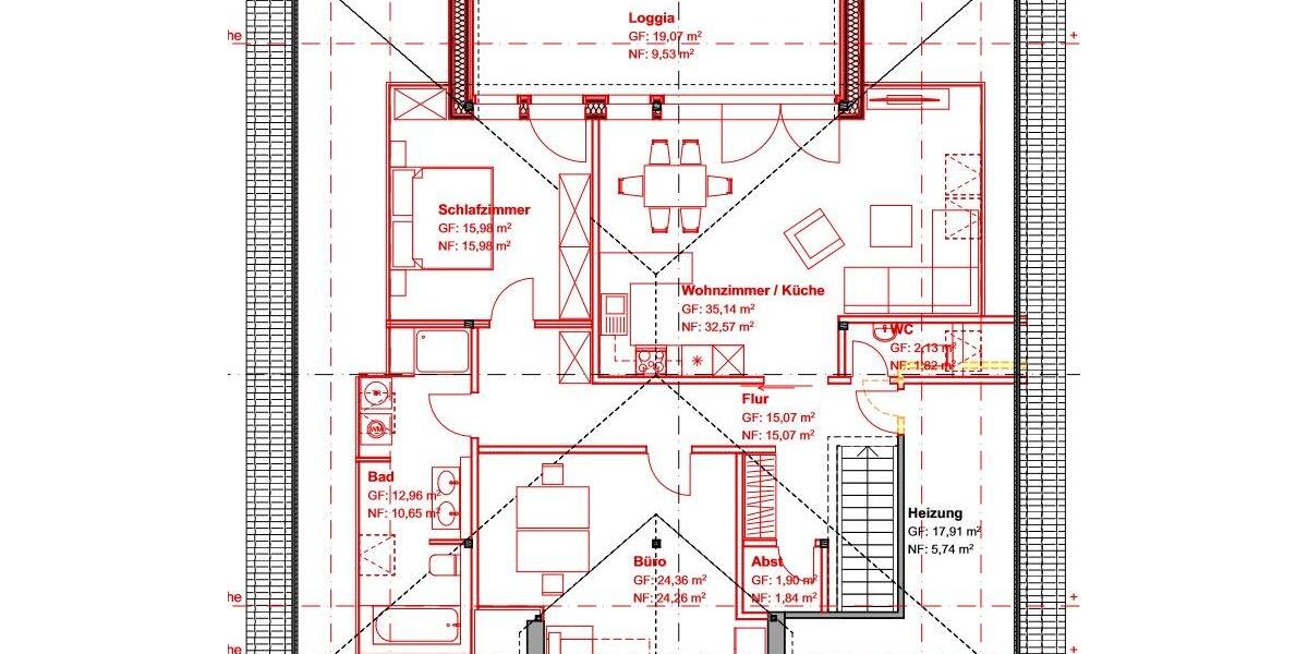 Einfamilienhaus Warendorf - 2.5 Zimmer, 117 m&sup2;, 1.345&euro; | Angebot:26648927