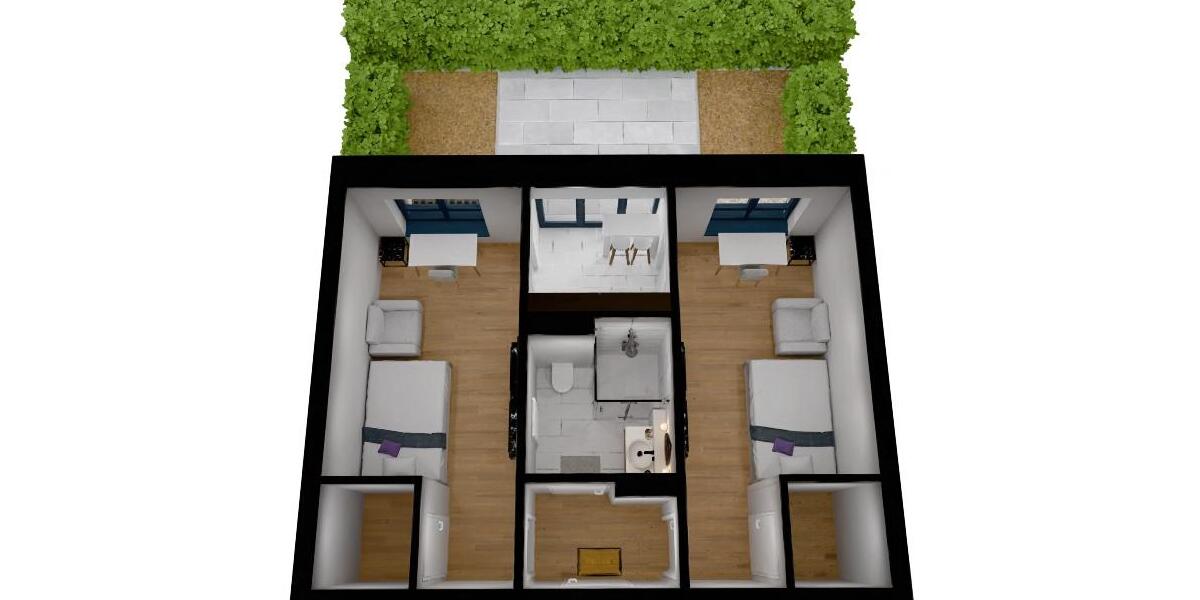 Erdgeschoßwohnung Münster Erphoviertel - 2 Zimmer, 59 m&sup2;, 1.298&euro; | Angebot:26455640