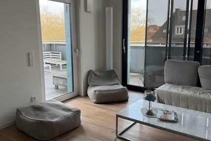 Urbaner Wohntraum: Stilvolle Maisonette-Wohnung mit großzügiger Dachterrasse in Münster! - Wohnung Münster Innenstadtring | Angebot:26088593
