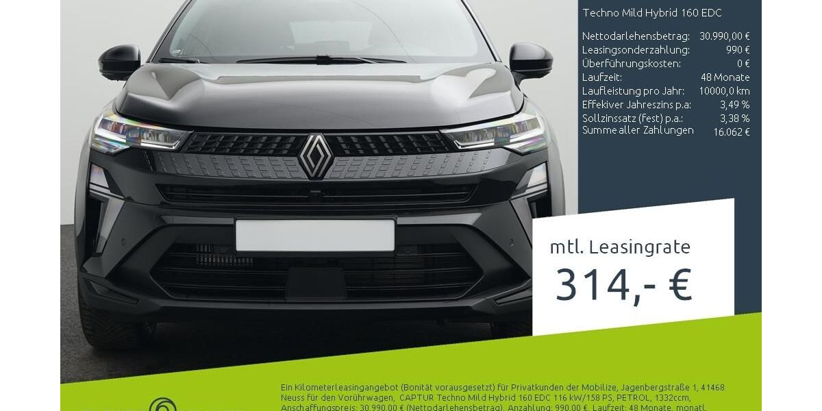 Renault Captur 2.870 km 25.680 &euro; Münster - Amelsbüren 48163