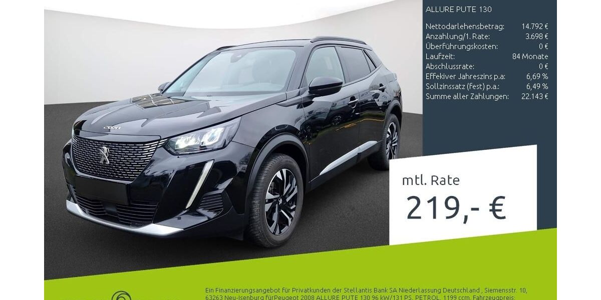 Peugeot 2008 47.336 km 18.490 &euro; Dülmen 48249