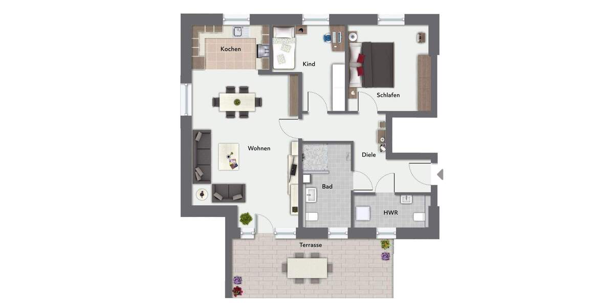 Etagenwohnung Münster Sentrup - 3 Zimmer, 98 m&sup2;, 726.000&euro; | Angebot:25776736