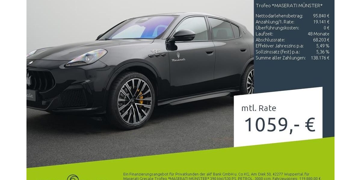 Maserati Grecale 11.000 km 106.570 &euro; Münster - Amelsbüren 48163