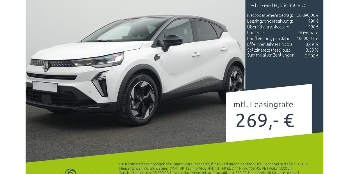 Renault Captur 2.497 km 27.450 &euro; Münster - Amelsbüren 48163