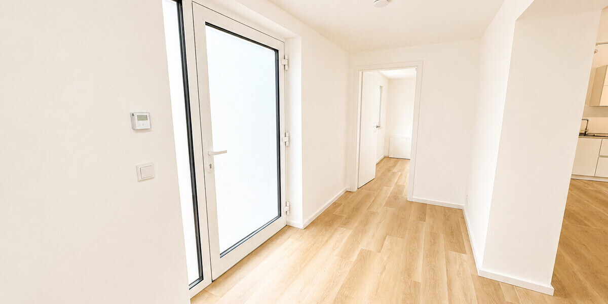 Exklusive kernsanierte Loftwohnung im Erstbezug mit Privatteich & Panorama-Glasfront - Erdgeschoßwohnung Münster / Albachten Albachten | Angebot:26621543