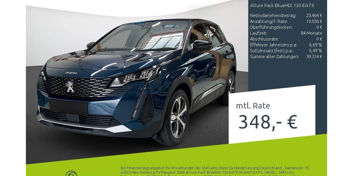 Peugeot 3008 28.374 km 33.520 &euro; Dülmen 48249