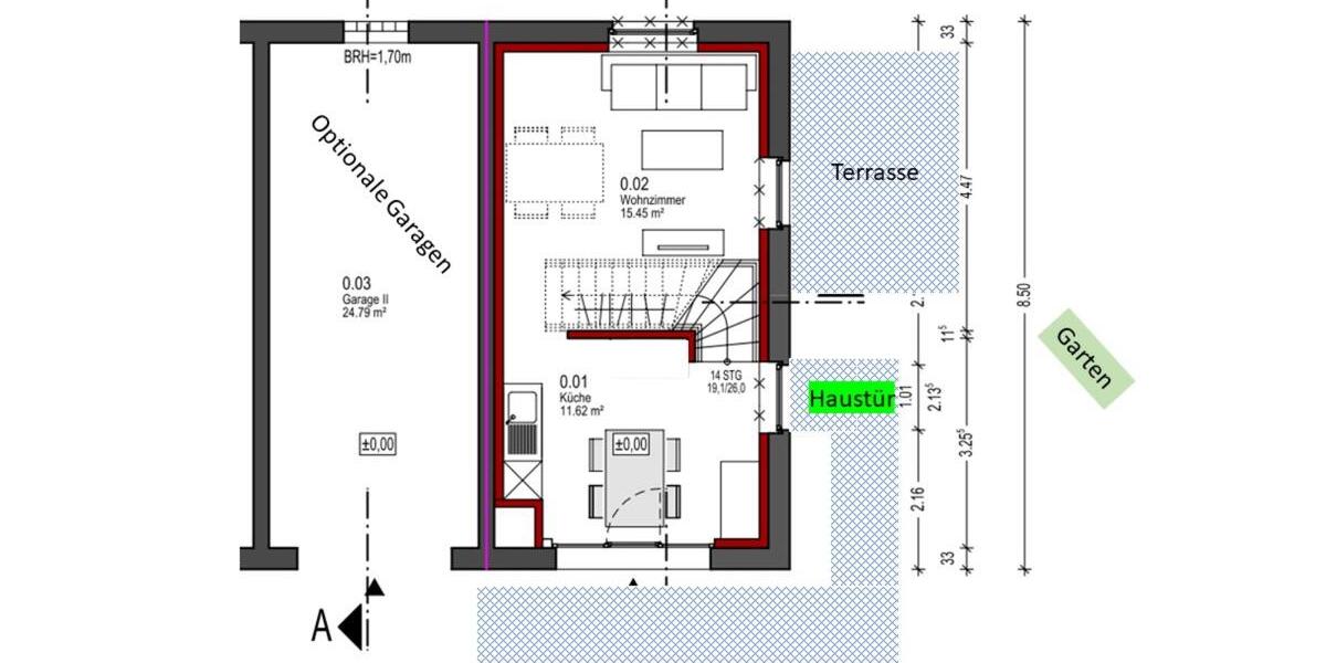 Einfamilienhaus Telgte - 4 Zimmer, 110 m&sup2;, 1.250&euro; | Angebot:25840046
