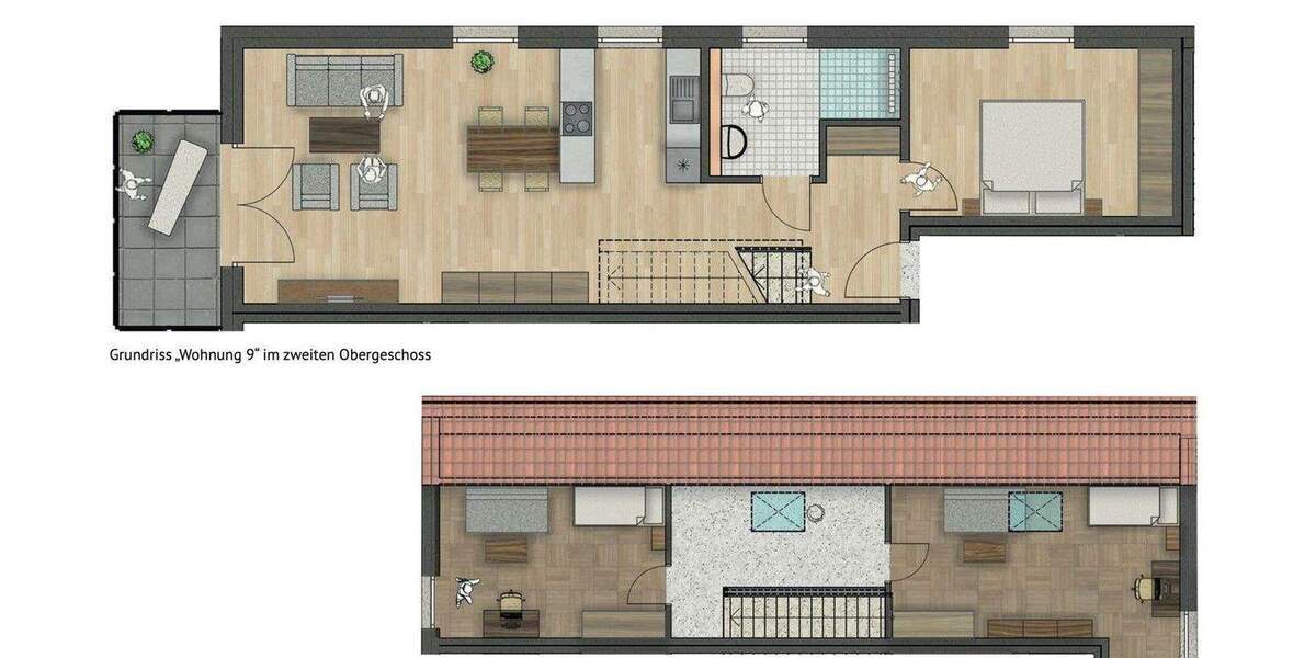 Etagenwohnung Drensteinfurt - 4 Zimmer, 102 m&sup2;, 459.000&euro; | Angebot:25657607