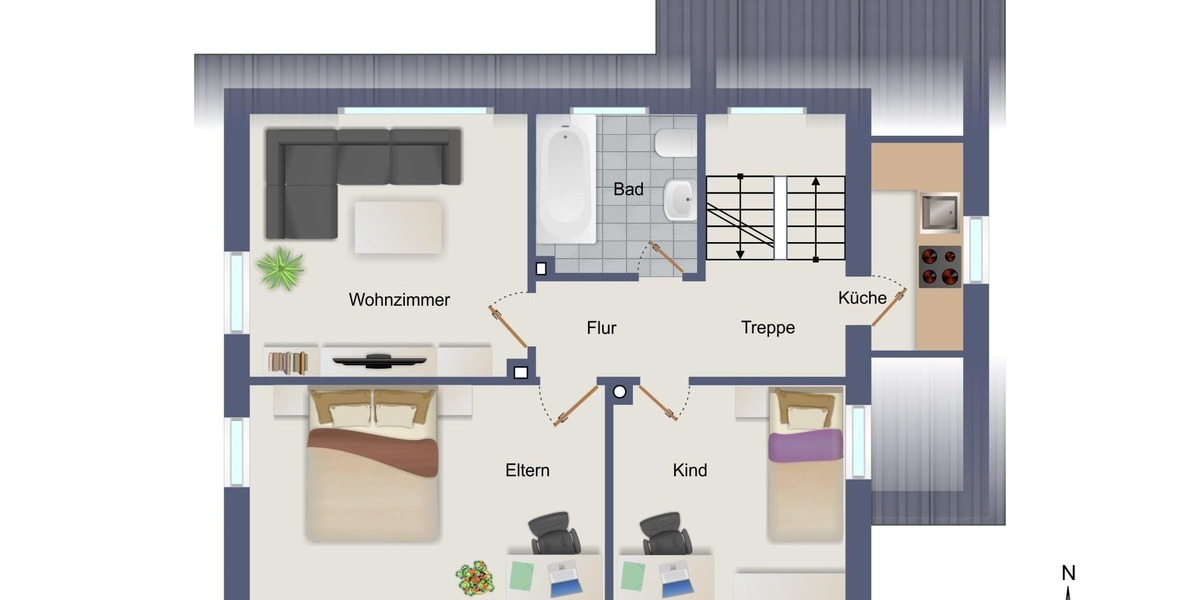 Charmantes Einfamilienhaus, als Mehrgenerationenhaus nutzbar - Einfamilienhaus Warendorf | Angebot:25159371