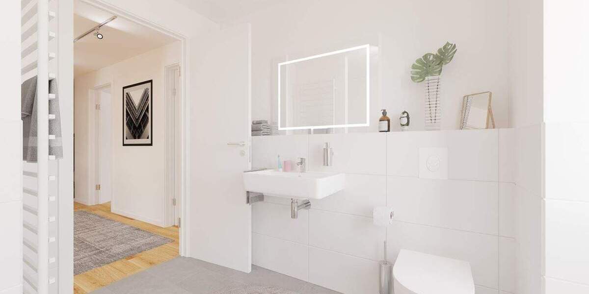 Etagenwohnung Münster Angelmodde - 3 Zimmer, 80 m&sup2;, 440.000&euro; | Angebot:25776777