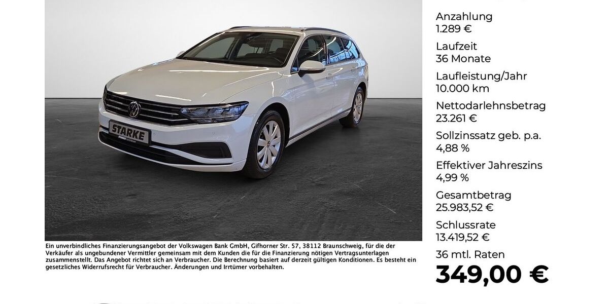 VW Passat Variant 34.333 km 23.980 &euro; Lengerich 49525