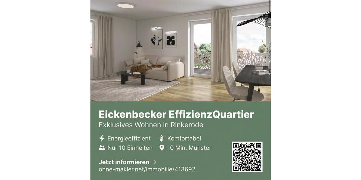 Etagenwohnung Drensteinfurt - 4 Zimmer, 109 m&sup2;, 1.520&euro; | Angebot:25712290