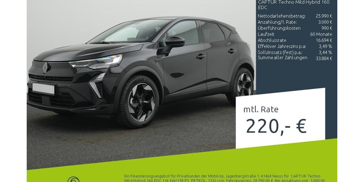 Renault Captur 1.500 km 25.420 &euro; Münster - Amelsbüren 48163