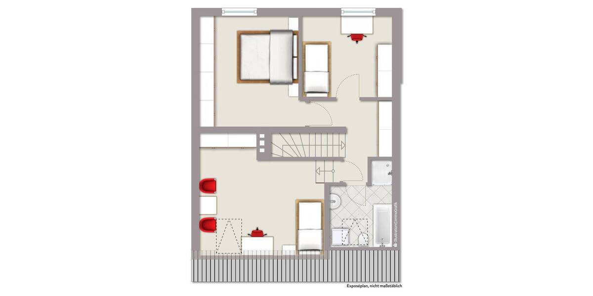 Reihenmittelhaus Münster Wolbeck - 4 Zimmer, 119 m&sup2;, 399.000&euro; | Angebot:26799351