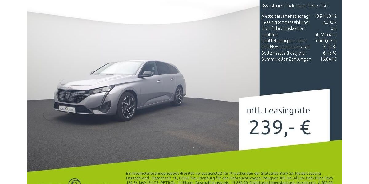 Peugeot 308 44.099 km 18.940 &euro; Münster - Amelsbüren 48163