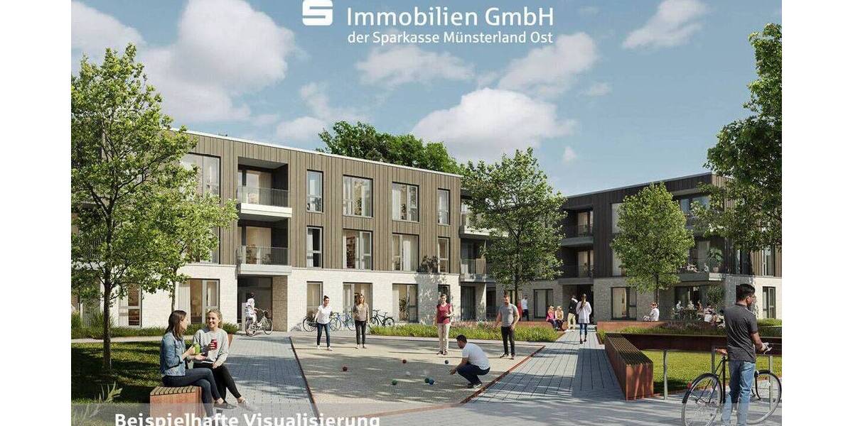 Etagenwohnung Münster Gievenbeck - 2 Zimmer, 65 m&sup2;, 445.500&euro; | Angebot:26827010