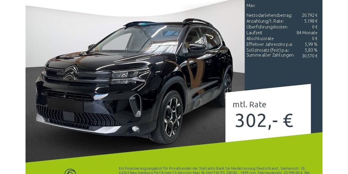 Citroen C5 Aircross 51.151 km 25.789 &euro; Dülmen 48249