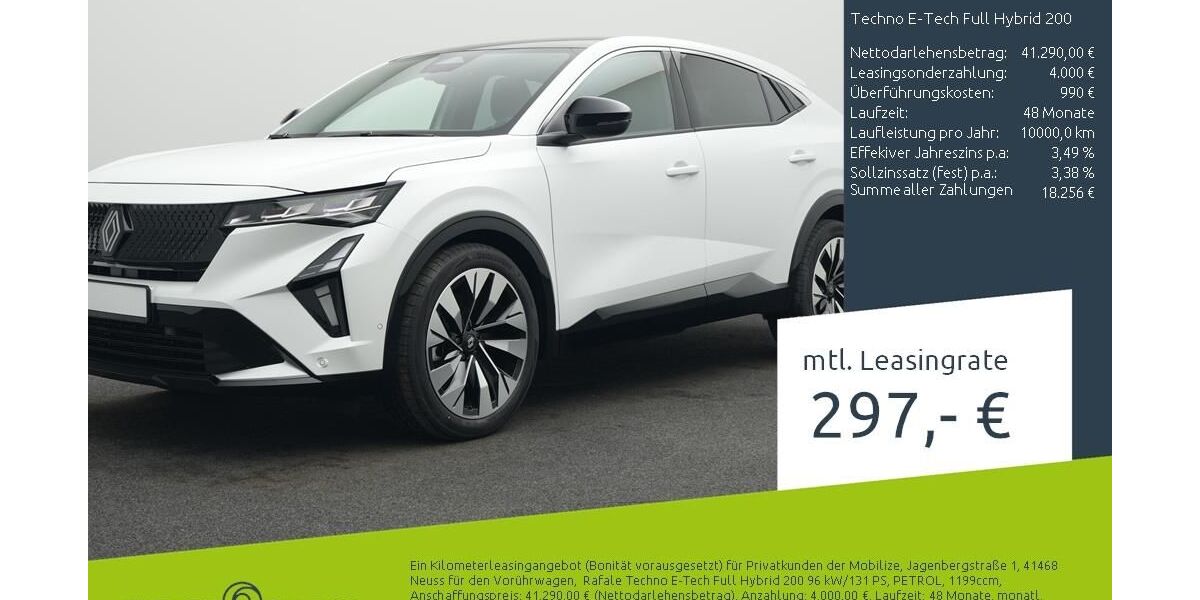 Renault Rafale 1.500 km 39.350 &euro; Münster - Amelsbüren 48163