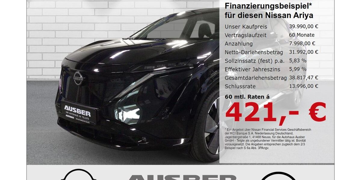 Nissan Ariya 23.598 km 39.990 &euro; Telgte 48291