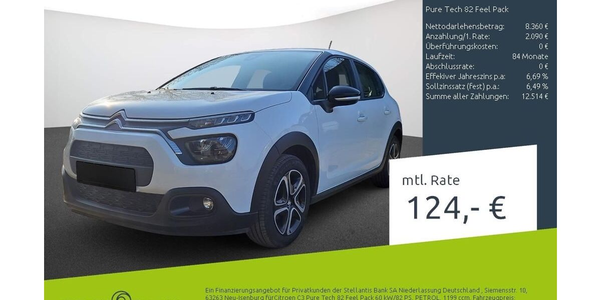 Citroen C3 18.417 km 10.450 &euro; Dülmen 48249