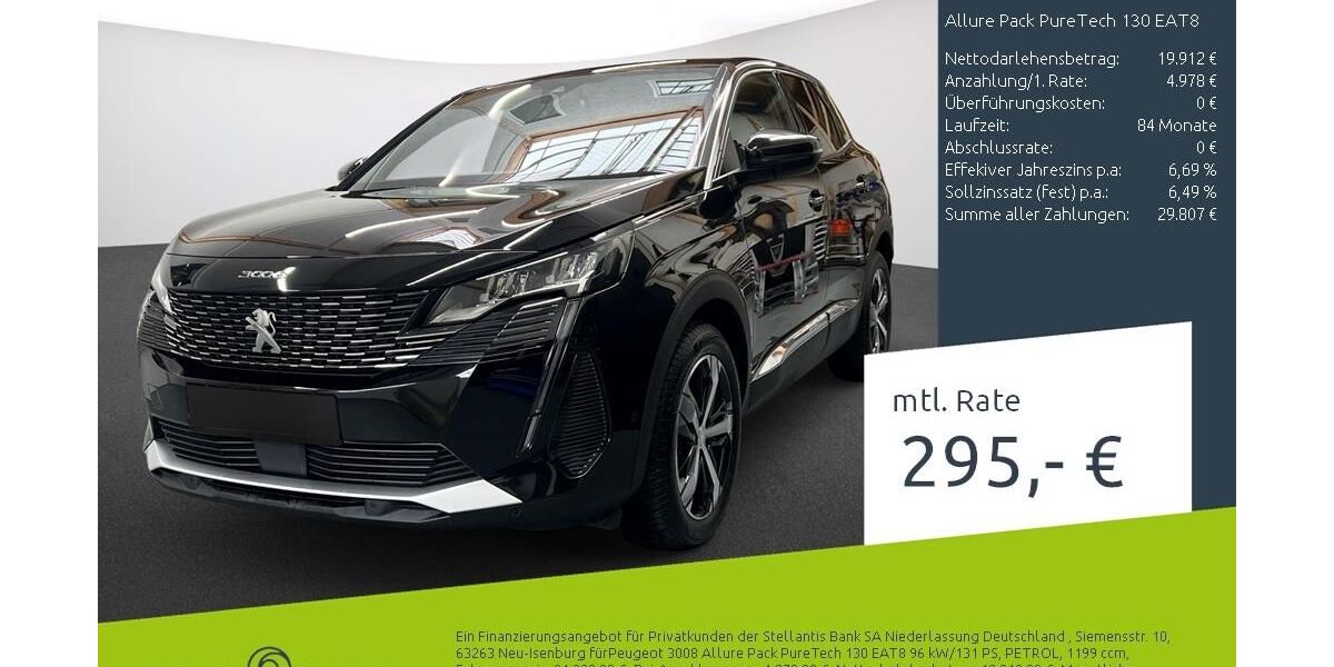 Peugeot 3008 30.001 km 24.890 &euro; Dülmen 48249