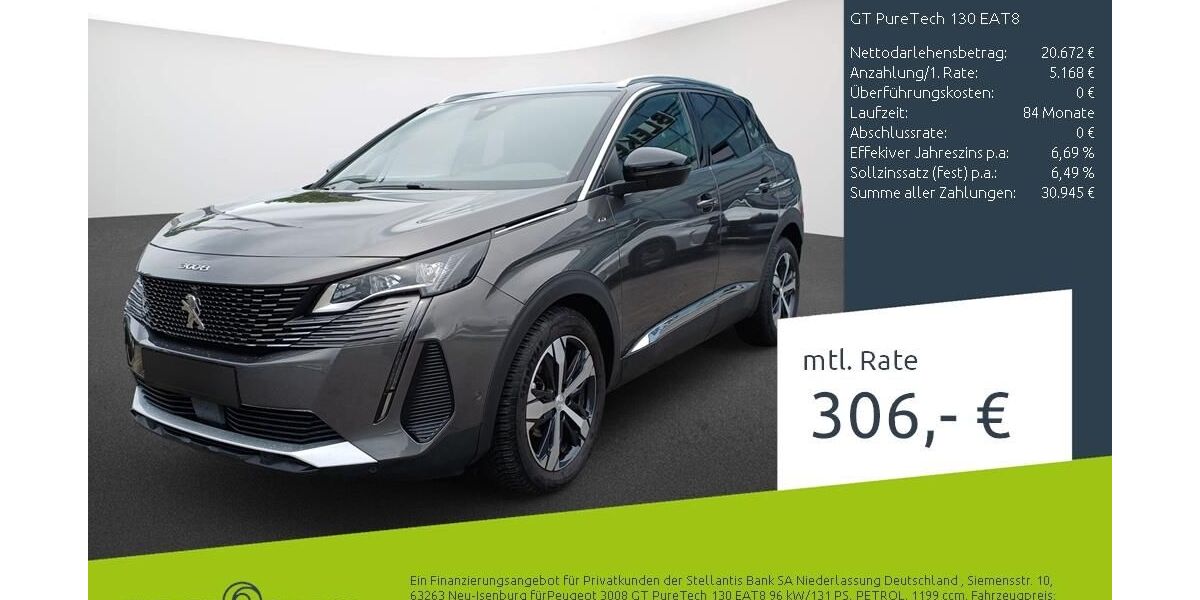 Peugeot 3008 19.961 km 25.840 &euro; Dülmen 48249