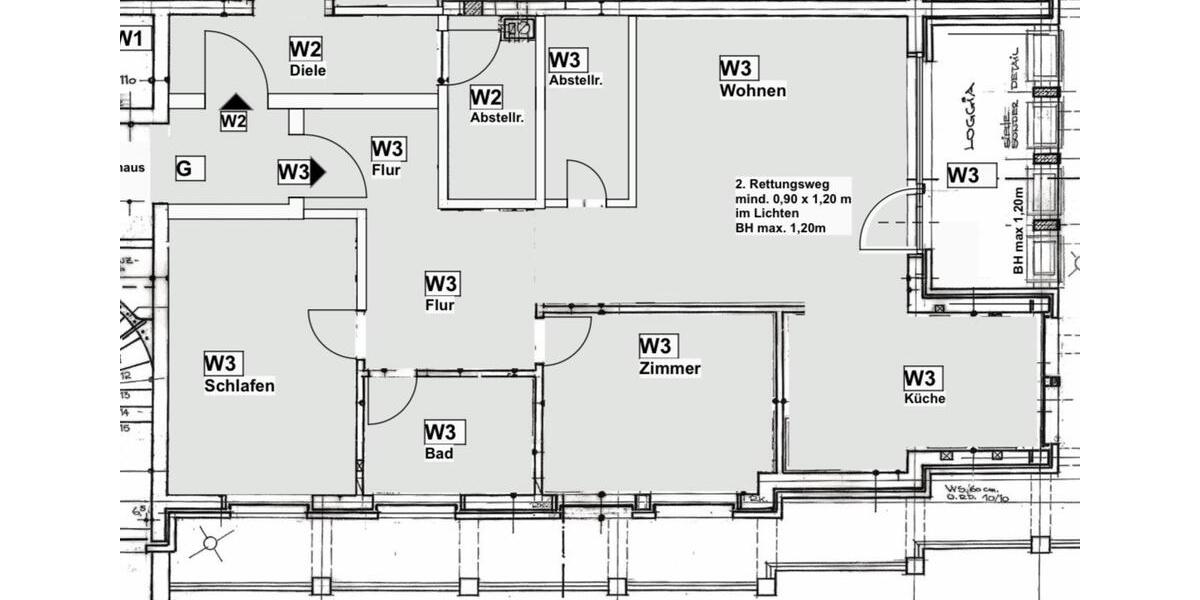 Etagenwohnung Ahlen - 3 Zimmer, 80 m&sup2;, 900&euro; | Angebot:26022696