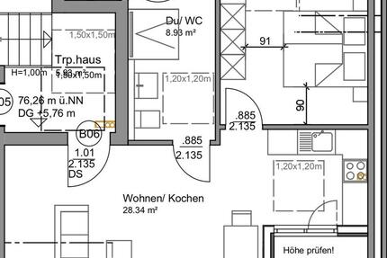 Wohnung Steinfurt - 2 Zimmer, 55 m&sup2;, 850&euro; | Angebot:26561755