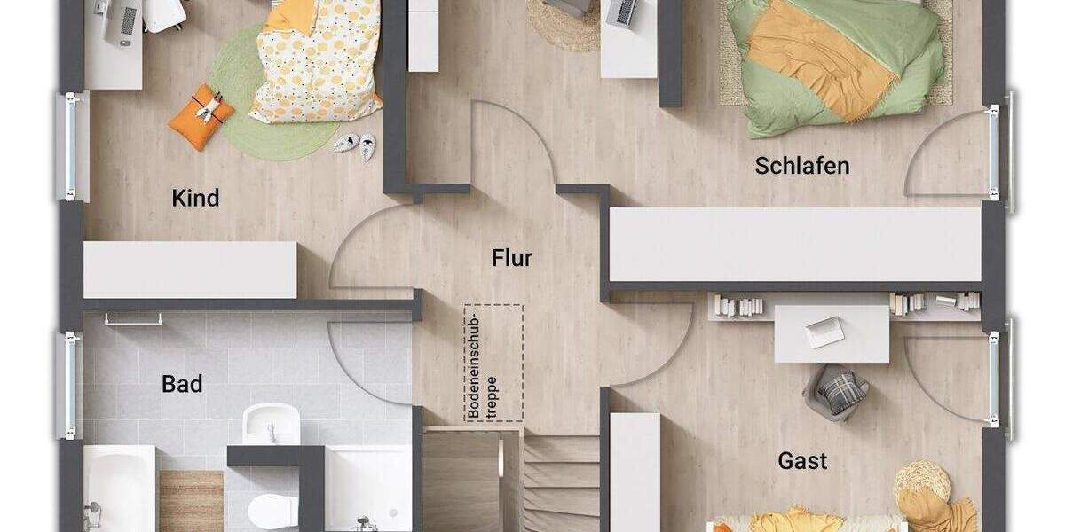 Einfamilienhaus Greven - 5 Zimmer, 125 m&sup2;, 285.390&euro; | Angebot:25681264